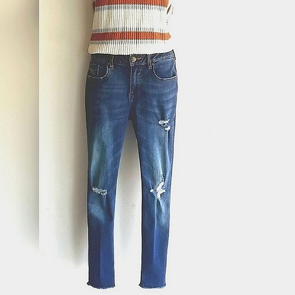 Vigoss Jagger Skinny-Destructed Raw Hem Ankle Jeans - Picture 12 of 12